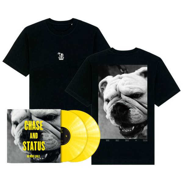 Chase and Status: No More Idols: Exclusive Translucent Yellow Vinyl 2LP & Limited Edition T-Shirt