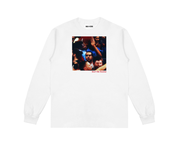 Chase and Status: Don't Be Scared Longsleeve White Tee
